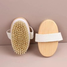 Handheld Bristle Bath Brush Body Scrub Massage Shower Brush