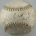 Babe Ruth Single Signed Spaldings Baseball- JSA LOA Rare Authentic Baseball