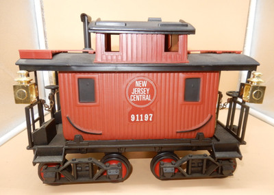 EMPTY 1982 JIM BEAM Train CABOOSE Decanter Bottle CNJ Central New Jersey RR