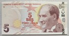 Turkey 5 Lira 2009 Unc