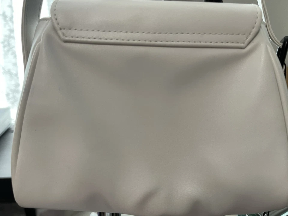 PUMA Elite Crossbody Mini Handbag White Black Logo Adjustable Strap NWT - Image 4 of 4