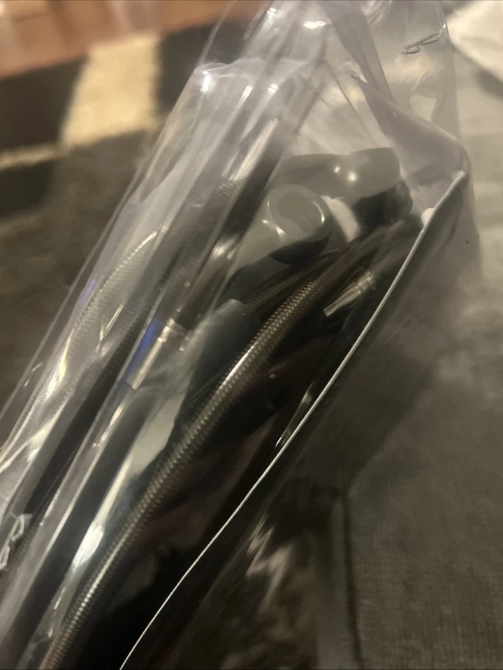 2013 Zx6r Spiegler Abs Front and Rear Brake Line Set Smoke and Titanium Color - Image 4 of 4