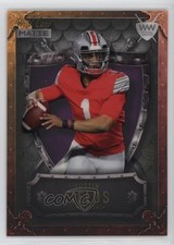 2021 Wild Card MATTE Purple 62/75 Justin Fields #WWCB-2 0w8