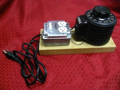 Variac Variable power Transformer Type V5 MT 0-130V Switch Outlets bench supply