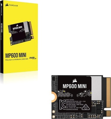 Corsair MP600 MINI 1 TB M.2 NVMe PCIe x4 Gen4 SSD M.2 2230   Bis zu 7.000MB/Sek.