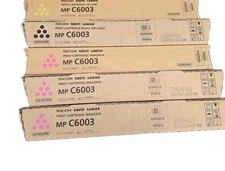 Genuine Ricoh Savin Lanier Toner SET MPC6003 MPC5503 MPC4503  MPC6004 MPC4504