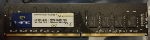 TIMETEC DDR4 2400 16GB SINGLE RAM STICK