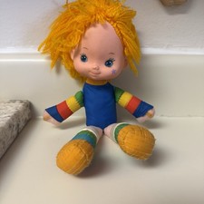 Vintage 1983 Hallmark Rainbow Brite 10  Plush Doll Characters  Imperfect