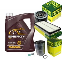 Inspektionspaket 5L Mannol Energy 5W-30 FüR Toyota Corolla Station Wagon 2.0 D