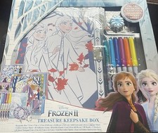 Disney Frozen II Treasure Keepsake Box Arts and Crafts activity kit