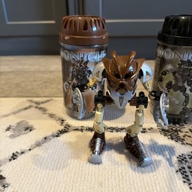 2002 Lego Bionicle ORIGINAL TOA NUVA (8566 - 8572) Complete in Canisters/Manuals