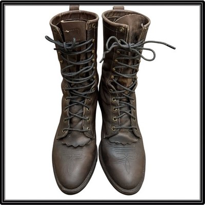 Chippewa Men s 8.5 D Arroyos Logger  Packer Boots Leather Work USA 29406 Cowboy
