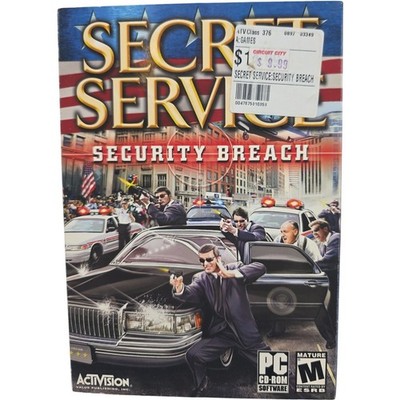 Secret Service Security Breach PC CD ROM Video Game Activision Tested & Working