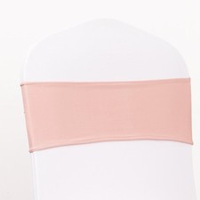 5 Spandex Stretchable Chair Sashes with Rhinestone Buckles Party Decorations
