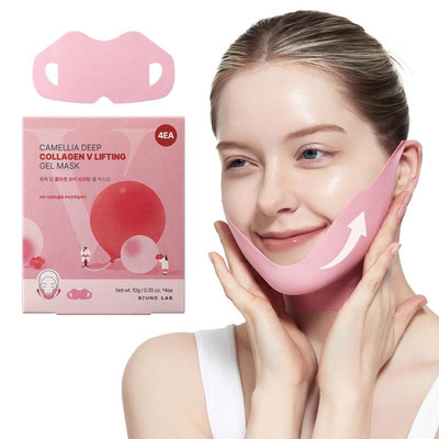 [Viral] Camellia Deep Collagen Chin Lifting Gel Mask   Zempic Neck Solution, Dou