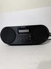 Sony ZS-RS60BT CD Boombox Bluetooth USB AM/FM Radio Audio System Tested/Working