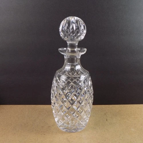 Waterford Alana Crystal Decanter 10.75" VGC Vintage Signed