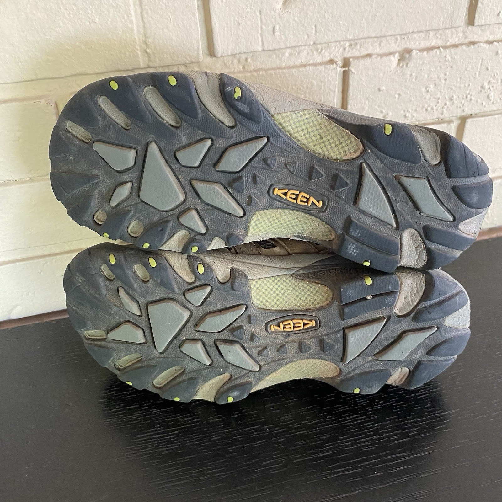 Scarpe da trekking Keen donna Voyageur 1010141 in pelle verde marrone misura 9 5