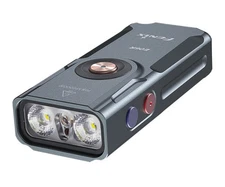 Fenix E06R 700 Lumen Rechargeable EDC Flashlight with UV Light & Red Laser -Gray