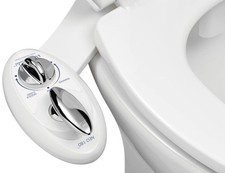 LUXE Bidet NEO 180 - Dual Nozzle, Self-Cleaning, Non-Electric Bidet Attachmen...