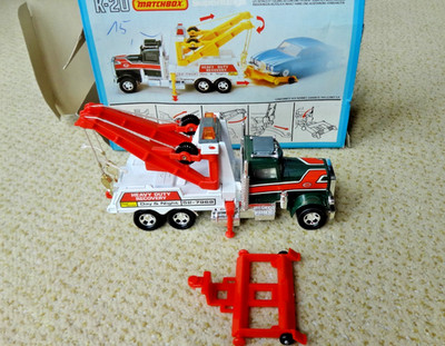 Matchbox Super Kings K-20 Wreck Truck Peterbuilt England  in OVP top