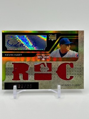 2008 Topps Triple Threads Kevin Hart Gold Relic Auto 22/25 #159 RC