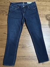 Rag & Bone Dre Low Rise Slim Boyfriend Dark Denim Jeans Size 29 Made In USA