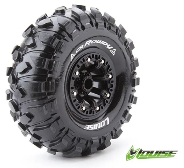 Set Di 4 Pneumatici E Cerchi In Gomma Per Auto RC | Scala 1/10, 1/14, 1/16, 1/12 | Battistrada Antiscivolo, Gomma + ABS | Ricambio Per Crawler E Modellismo