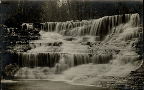 RPPC Angel Falls? NY waterfall mailed 1910 Java Village NY 1910 real ...