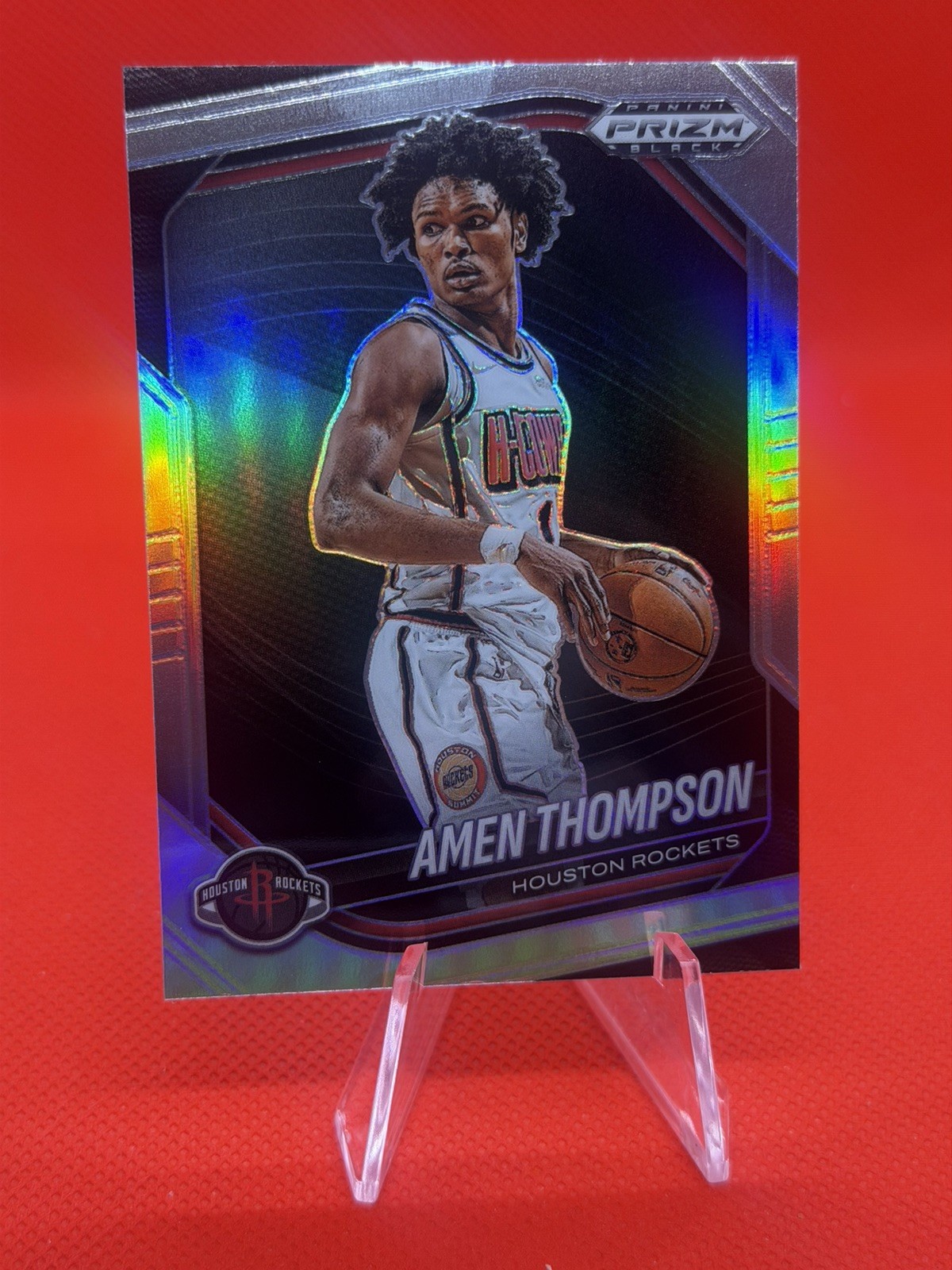 2025 Prizm #76 Amen Thompson Silver Prizm