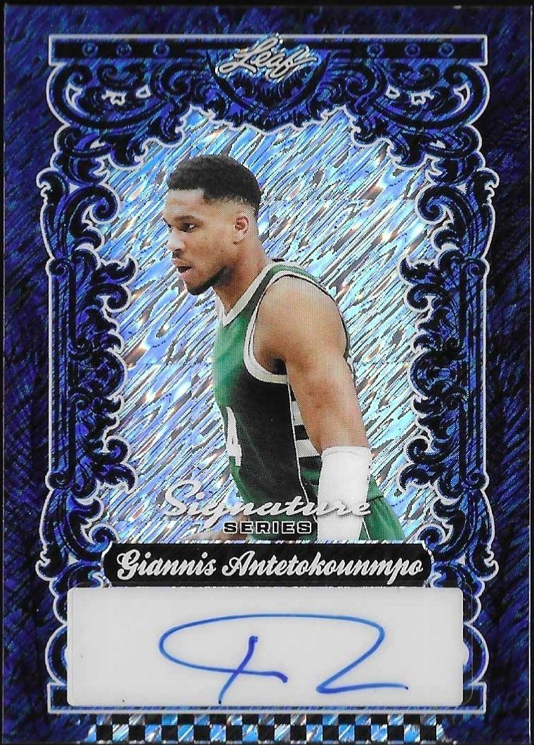 2025 Leaf Signature Series - Giannis Antetokounmpo #BA-GA1 for