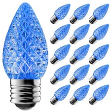 C7 LED Replacement Light Bulbs, 25-Pack Shatterproof With E12 Candelabra Base...