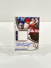 2025 Topps Nolan Schanuel Major League Material AUTO RELIC GOLD /50 Angels