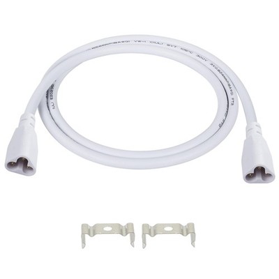 UL-LP Certified T5 T8 Male LED Cable 3.3FT Adapter Extension Cord for Integra...