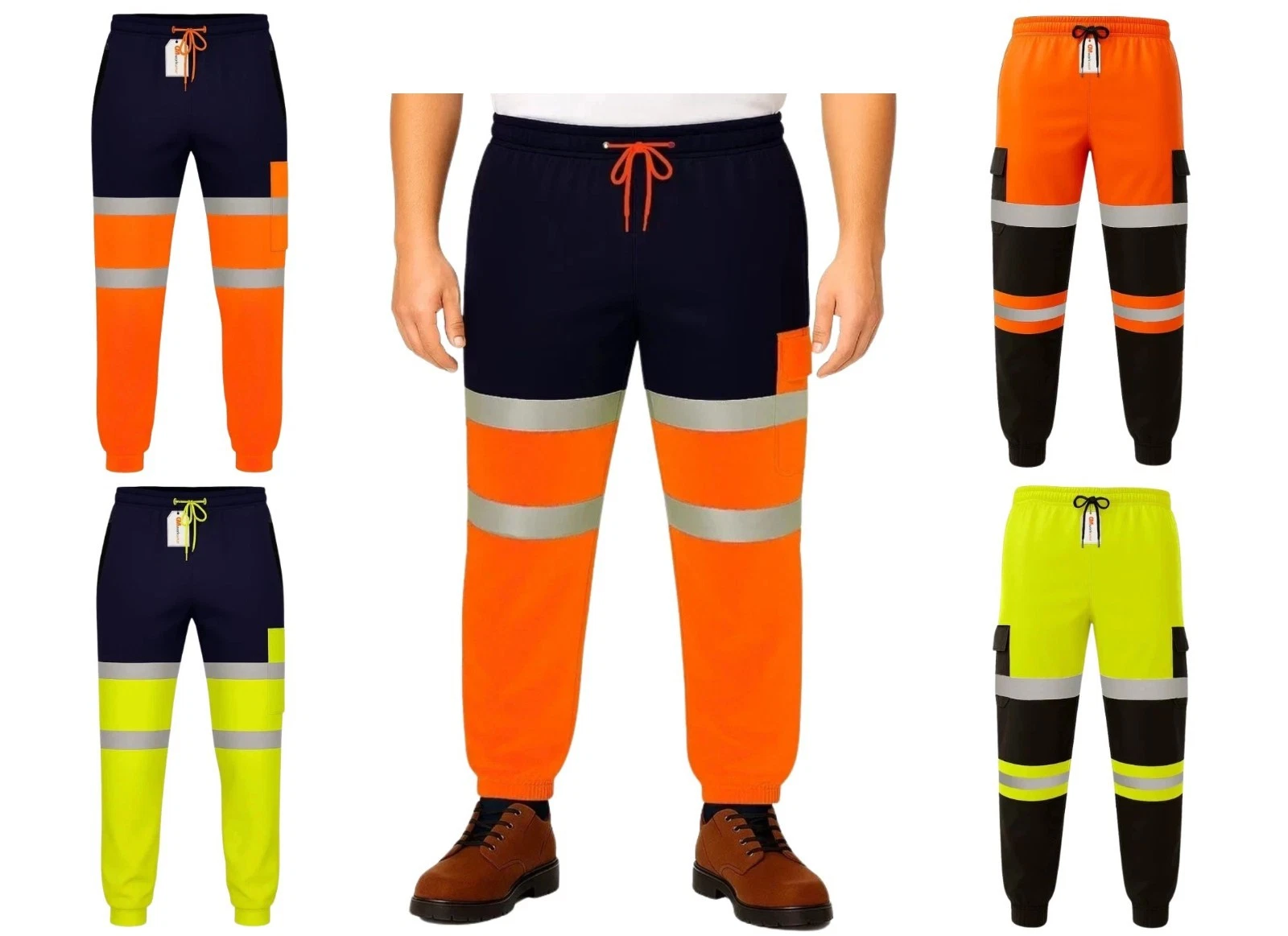 GM Workwear STJB hi-vis pro joggers main product view