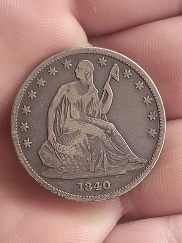 1840-O Seated Liberty Half Dollar. Small O