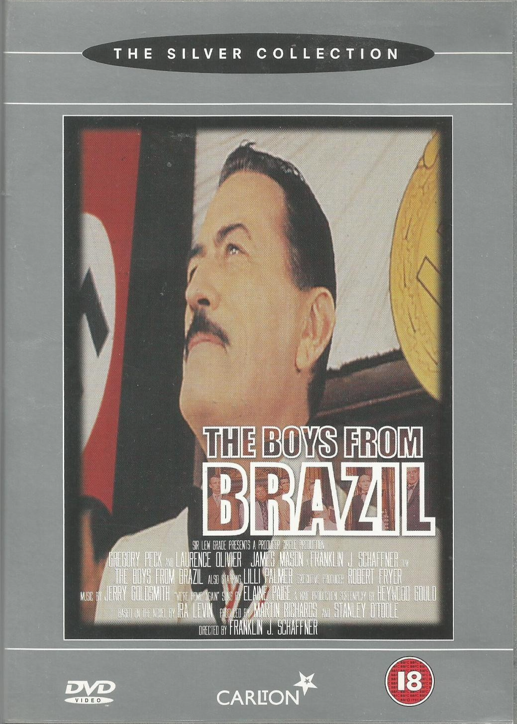 The Boys From Brazil DVD Gregory Peck Laurence Olivier James Mason thriller