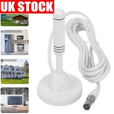 UK Best Portable TV Antenna Indoor Outdoor Digital With Magnetic Base IEC Coaxia