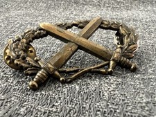 Spilla Militare Francese DRAGO - Spade Incrociate Alloro e Quercia - Cm 5.5 X 2