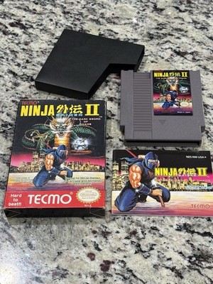 Ninja Gaiden 2 II Dark Sword of Chaos (Nintendo NES) CiB EUC + FREE US SHIPPING