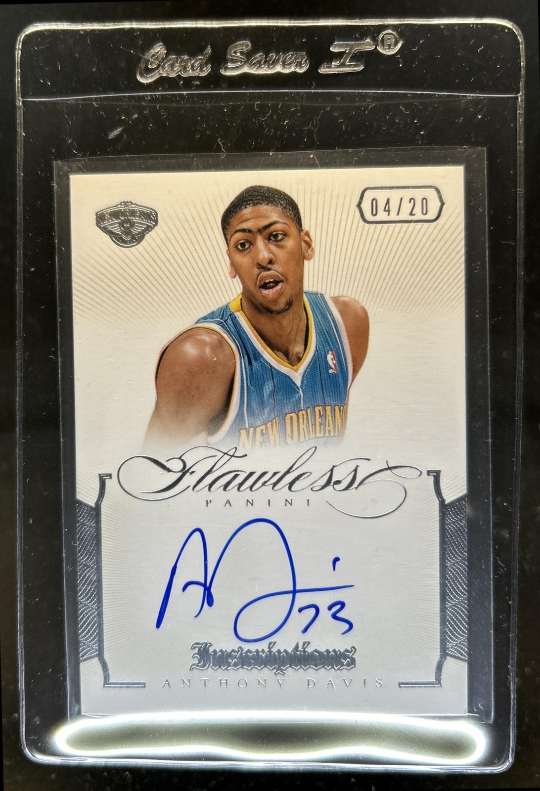 2012-13 Panini Flawless Anthony Davis Inscriptions Rookie RC Auto #/20 Pelicans