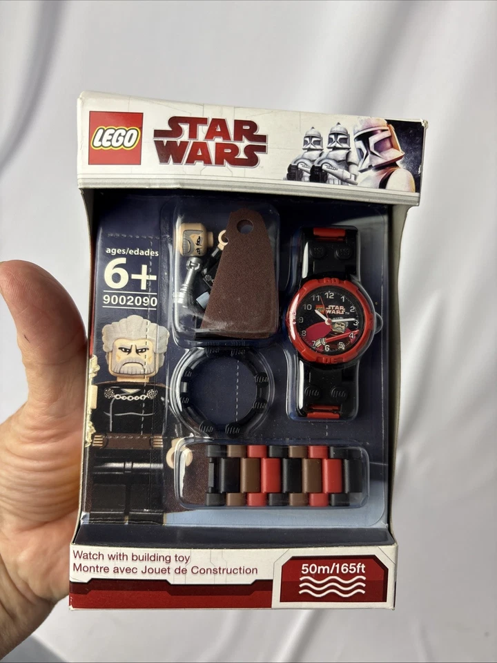 Lego Star Wars Count Dooku Watch Clone Wars 2011 50M Water Resistant 9002090 NEW - Image 3 of 4