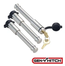 Gen-Y Hitch Lock Set(3) (2)5/8"x3-1/8" & (1)5/8"x3-1/8"(2.5") +6 Keys GH103910