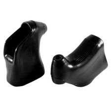 BRAKE LEVER HOODS BIKE VINTAGE PAIR BLACK ROAD FITS MAFAC CAMPAGNOLO SHIMANO