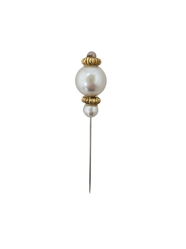 Vintage Faux Pearl Stick/Hat Pin - Picture 4 of 4