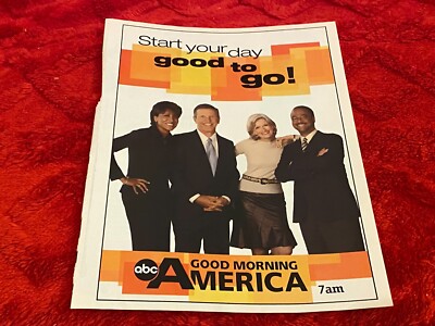 PEEP06 MAGAZINE ADVERT 11X8'' GOOD MORNING AMERICA NEWS CHANNEL