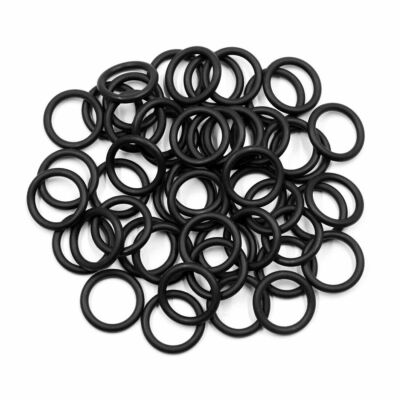 50pcs Black Universal Nitrile Rubber O-Ring Seals for Car 19x3.6mm