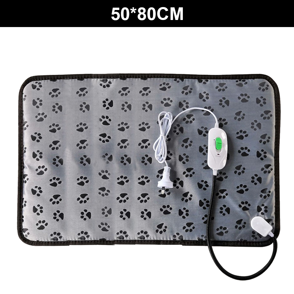Electric Pet Heat Mat Heated Pad Dog Cat Heating Blanket Bed Waterproof