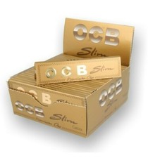 OCB King Size Slim Rolling Papers Gold Pack USA Shipped SPECIAL