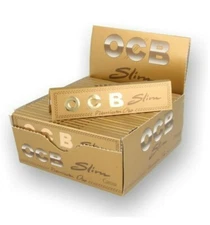 OCB King Size Slim Rolling Papers Gold Pack USA Shipped *SPECIAL*